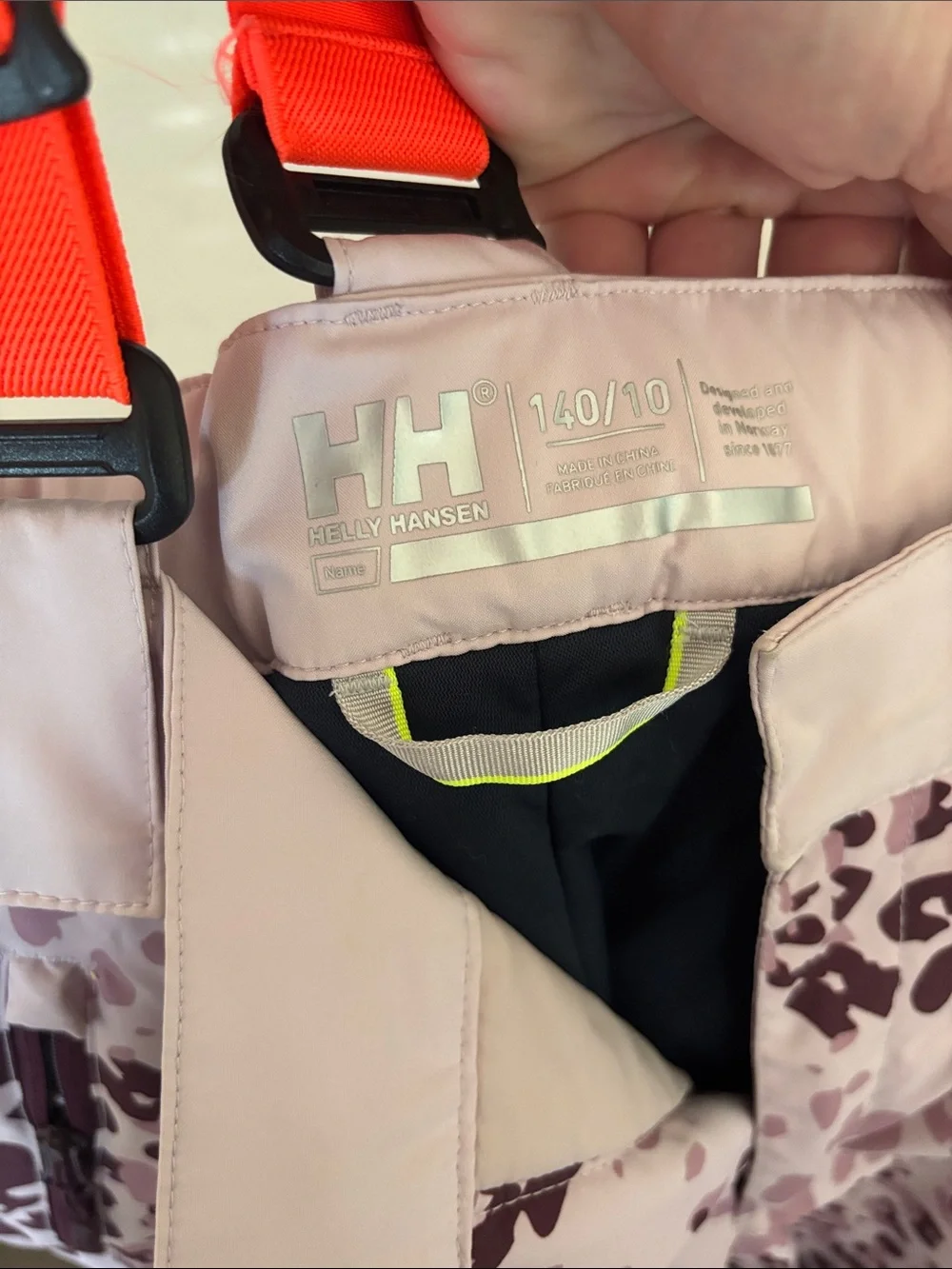 Helly Hansen Pink Quilted Kids Puffer Jacket, Ski Pants with Goggles